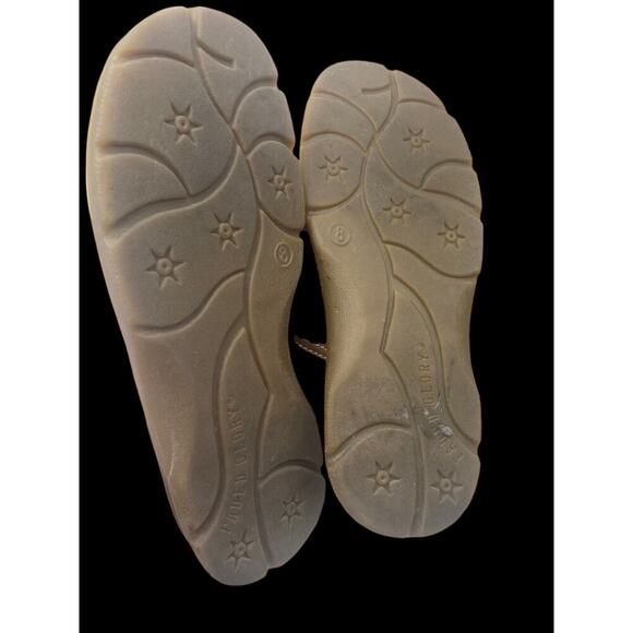 Chunky Platform Sandals Y2K Brown Leather Thong Faded Glory Size 8 Womens Vtg - Picture 7 of 7